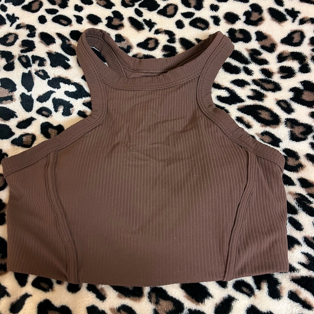 Lululemon Ribbed Nulu High Neck Yoga Bra